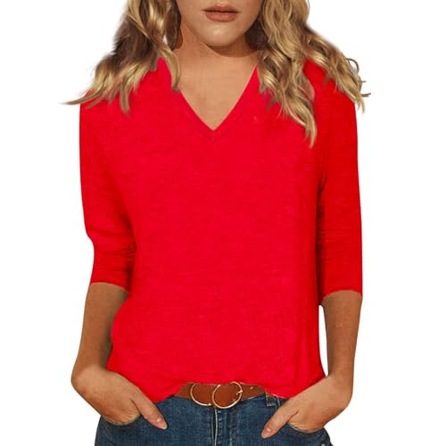 Ofertas de Hoy Camisetas Manga Francesa Mujer Blusas Sexy Verano Blancas Camiseta Blanca Fiesta Floja Talla Grande Camisas D Primavera para Tirantes Senora Tallas Grandes Fucsia Morada