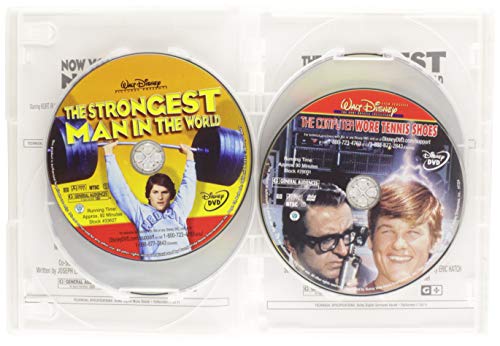 Disney 4-Movie Collection: Kurt Russell (Strongest Man in World / Computer Wore Tennis Shoes / Horse in the Grey Flanel / Now You See Him)