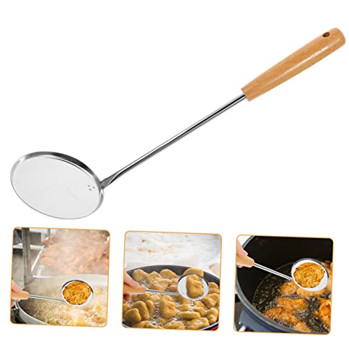 Cuchara de freír inoxidable PRETYZOOM con mango práctico para repostería y snacks 2