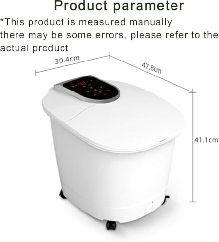 Masajeador de pies Foot Spa/Bath con rodillos motorizados, masaje Shiatsu, masaje surf, calor, control de temperatura, temporizador, pantalla LED para alivio de estrés en los pies miniatura 2
