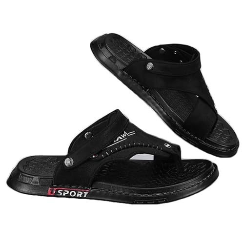 Summer Men Fashion Bunion Orthopedic Flip Flops,Comfy Plantar Fasciitis Walking Slippers,Slip On Beach Sandals For Hallux Valgus