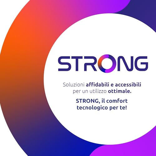 STRONG - Streaming Stick Android TV 4K UHD - SRT 41 - Chromecast integrato - Compatibile con Google Voice Assistant - Dolby Audio - Facile da installare - Nero - 8