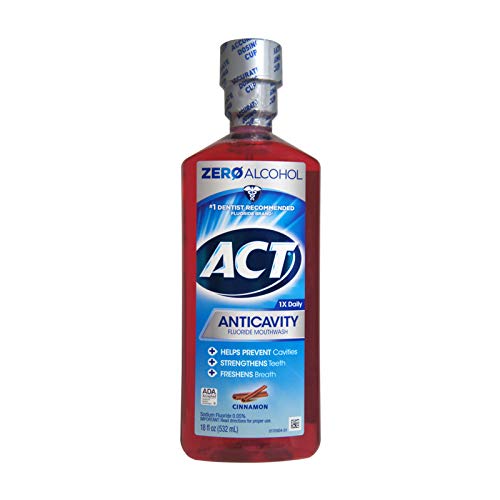 ACTAnticavity Fluoride Rinse Cinnamon 18 oz (Pack of 3)