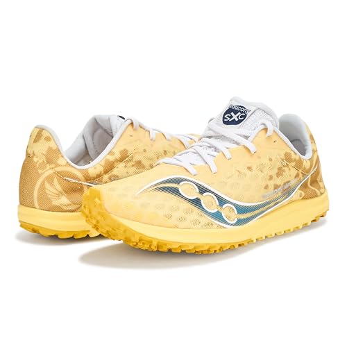 Saucony Women's Kilkenny XC 9 Flat Sneaker, Finch/White, 10.53