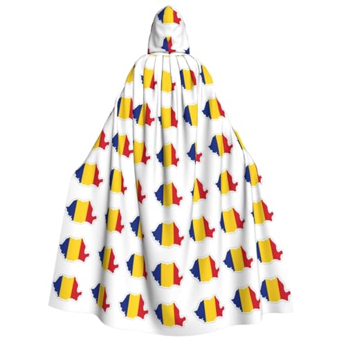 Cape à capuche Roumanie pour adulte costume confortable de chevalier