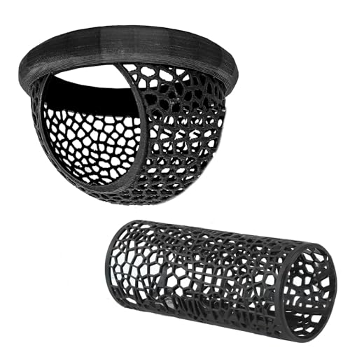 2Pcs Betta Fish Accessories, Aquarium Accessories, Floating Aquarium Hide - Safe Cave Ornament Decoration for Betta, Unique Floating Tunnel Decor for Fish Tanks Accessory Encourages Breeding