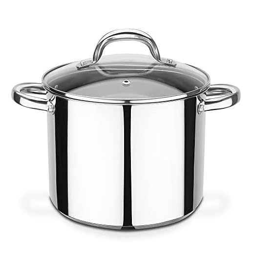 GSW 990189 Montreal grönsakskruka med glaslock 20 cm/ca 5,0 liter, rostfritt stål, silver, 20 cm