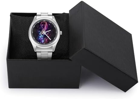 Minimalist Stainless Steel Band Watch for Man, Business Wristwatch — view 2