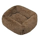 🐈【Facile d'Entretien et Lavable en Machine】 -- nettoyage facile pour une maison toujours fraîche ! La niche en peluche pour chien est lavable en machine et peut être facilement nettoyée. Un lavage régulier élimine la fourrure, les pellicules et les allergènes pour la santé et le bien-être de votre animal de compagnie.