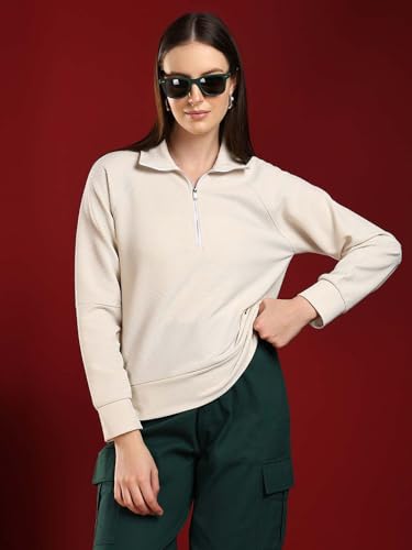 Image of KOTTY Women's Stylish Pullover Sweatshirt Ideal for Winter and Layered Looks