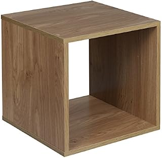 URBNLIVING 1, 2, 3, 4 Tier Oak Wooden Shelving Bookcase Storage Wood Shelf Unit  (2 Tier)