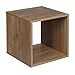 URBN LIVING ® 1, 2, 3, 4 ripiani, in legno con Contenitore scaffale Libreria, Scaffale in legno, Quercia, Cube
