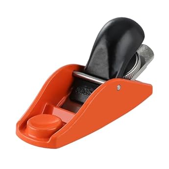 Foto di JORGENSEN Mini pialla per legno da 3-1/2", mini pialla manuale per la lavorazione del legno, pialla a blocco, piccola pialla manuale per rifilatura, piallatura del legno, artigianato, piccola pialla