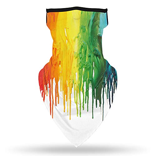 Angelife Face Mask for Man Women Bandana Balaclava with Ear Hangers Cooling Neck Gaiter Scarf