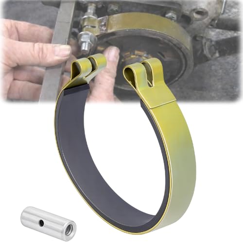 Image of Go Kart Mini Bike Brake Band 4 inch with Pin Replacement | Compatible with Many Vintage Mini Bikes Go Karts and ATVs, Replacement Brake Band Assembly with Pin