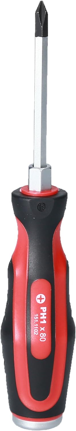 KS Tools 151.1102 PH1 Ergomax Screwdriver, Clear - Image 3
