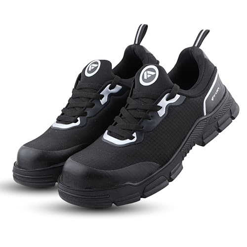 Image of FUEL Reevon-01 Safety Shoes with Fabric Upper, Nitrile Rubber Sole & Non-Metallic 200J Toe Cap