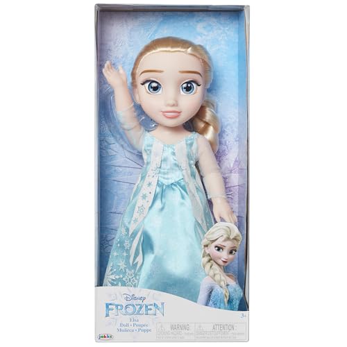 Disney Frozen Elsa Doll with Movie Inspired Icy Blue Outfit, Blue Shoes and Long Braided Hair Style - Image 4