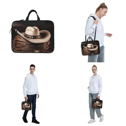 Bolso Tote para Laptop American West Rodeo Hat miniatura 7