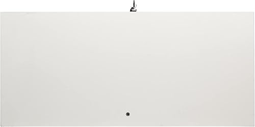 Miniatura 156 de Vitrina de cristal con 4 estantes con tira de luces LED y cerradura, vitrina de vitrina con ruedas y 1 puerta, vitrina de vidrio templado para sala