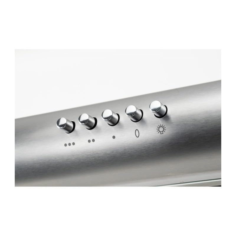 Hotte casquette visière BELDEKO 60 cm – inox – double moteur 200 W – débit 435 m³/h – filtres à charbon inclus – 3 vitesses – éclairage LED – évacuation ou recyclage – marque française