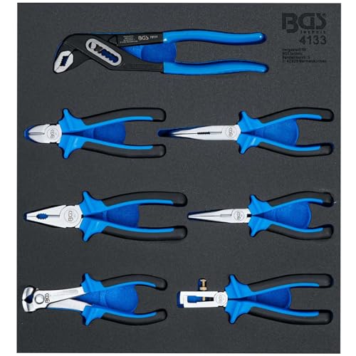 BGS 4133 | Werkstattwageneinlage 2/3: Zangen-Satz | 7-tlg.