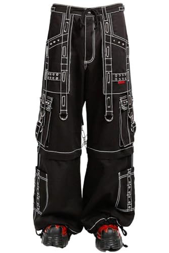 Amazon.com: Tripp NYC Interlace Pants with White Stitch [BLACK