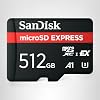 SanDisk Tarjeta microSD Express de 512 GB, funciona con Nintendo-Switch 2, lectura de hasta 880 MB/s, escritura de hasta 650 MB/s, escritura sostenida de 220 MB/s, U3, C10 – SDSQXFN-512G-GN4N
