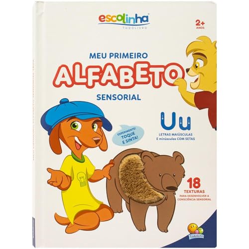 Escolinha Meu Primeiro Alfabeto Sensorial Tátil: