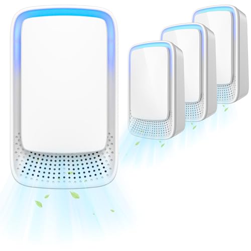 Ionizer Air Purifier(4 Pack), Quiet Negative Ion Plug in Air Purifier, Portable and Efficient Air...