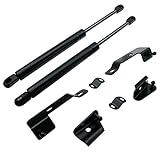 Front Bonnet Hood Shock Rod Kit Fits for Nissan/Navara/Frontier D40/ Pathfinder/Xterra 2004-2018 Lifter Bracket Strut Gas Spring Support Arm Shock Absorber Accessories 2 Pcs