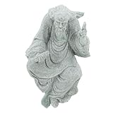 Détail : présente une texture détaillée et un savoir-faire méticuleux, offrant un aspect réaliste et , décoration asiatique, statues