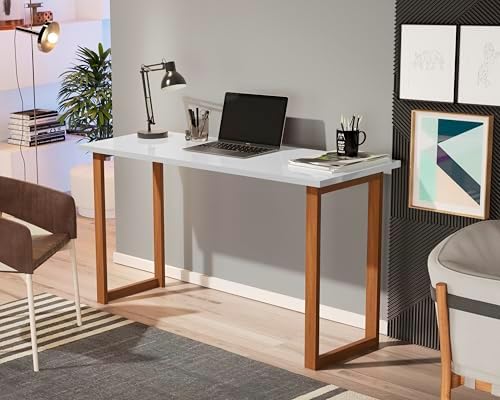 Mesa de Estudo Quarto Casa Estudo Trabalho 76 cm Pés madeira