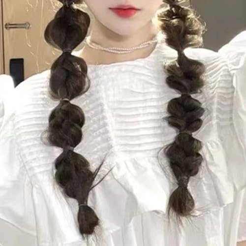 Ponytail tresses synthétiques légères et durables | Lot de 4 pièces à clipser - 2