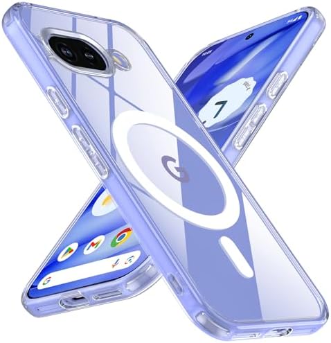 Cover per Google Pixel 9A Case Premium PU Custodia a Libro Portafoglio Pelle con Magnetica Flip Case Funzione Stand Custodia per Pixel 9A Cover,Rosa