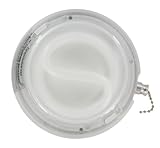 Leviton 9862-PCH Compact Fluorescent Lampholder, With Pull Chain Switch, Housing and Cover, 13W CFL Bulb, White