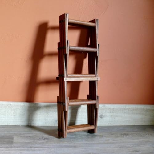 Soporte para 8 Botellas de Vino de Madera de Teca Plegable miniatura 7