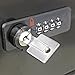 FixtureDisplays® Recess Wall Mount Cell Phone Storage Locker, 25 Doors, Front Admin Access, Resettable Combination Locks 37.4