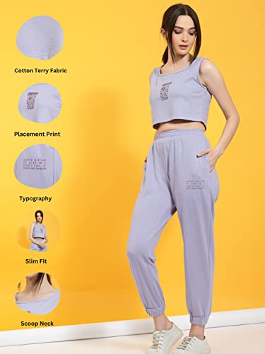 Image of Rigo Printed Waffle Knit Tie & Dye Top and Shorts Co-ord Set for Women | Half Sleeves & Sleeveless Co-ords Set for Women | Stylish Dresses for Women | Night Wear, Beach Wear, Vacation Wear Outfit