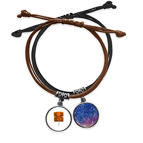 Pulsera del Festival de Medio Otoño ajustable de cuero que no da alergia
