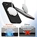 Kiresen Designed for iPhone 12 Case with Screen Protector - Upgraded Camera Protection - Wireless Charging Compatible - Silicone Protective Phone Case 6.1