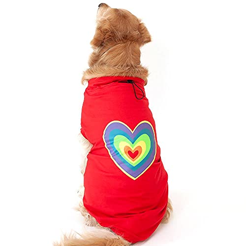 Image of Heads Up For Tails Pride Dog T-Shirt - XS