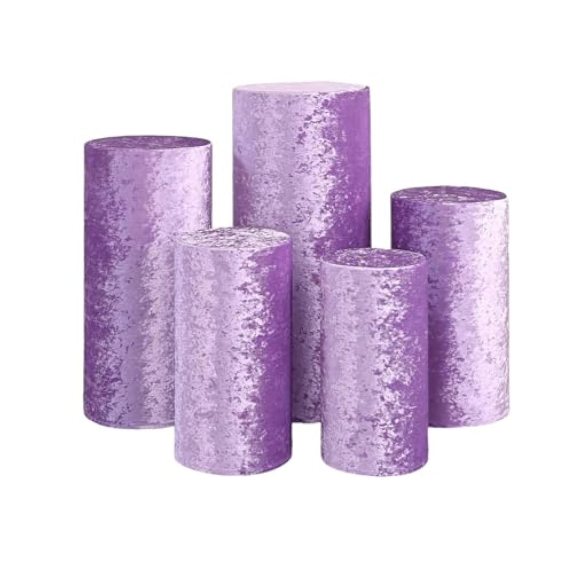 5Pcs Cylinder Plinth Covers for Holidays