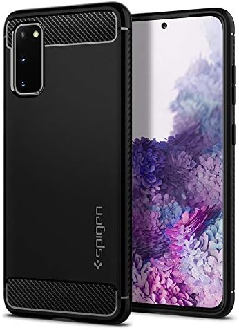 Spigen Rugged Armor for Samsung Galaxy S20 5G Case, Galaxy S20 Back Cover (2020) - TPU|Matte Black
