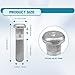 5PCS Wheel Studs, 49mm Long & M12x1.5 Wheel Stud and Lug Nuts Compatible with Honda CR-V, Accord, Pilot, Civic, HR-V, Odyssey,Crosstour & Acura RDX, TLX, TL, RL, TSX, NSX, CL