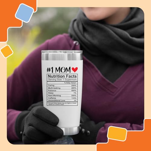 Image of NewEleven Gifts For Mom From Daughter, Son, Kids - Unique Birthday Gift For Mom Wife, New Mother, Bonus Mama, Pregnant Mama - Funny Gifts Ideas For Mum - 20 Oz Tumbler