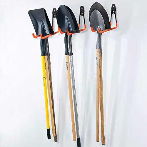 Garage Hooks Garage Hangers, Steel Utility Hooks, Easy to Install Garage Storage Hooks, Wall Hooks Heavy Duty for Organizing Large Power Tools, Anti Slip Design, Assorted Pack of 12