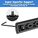 Bontok Single Picatinny Polymer Accessory Rail Set for 3 5 7 9 11 13 Slots with 13 T-Nuts & Screws, 6 Allen Wrench- Rounded Corner-Polymer