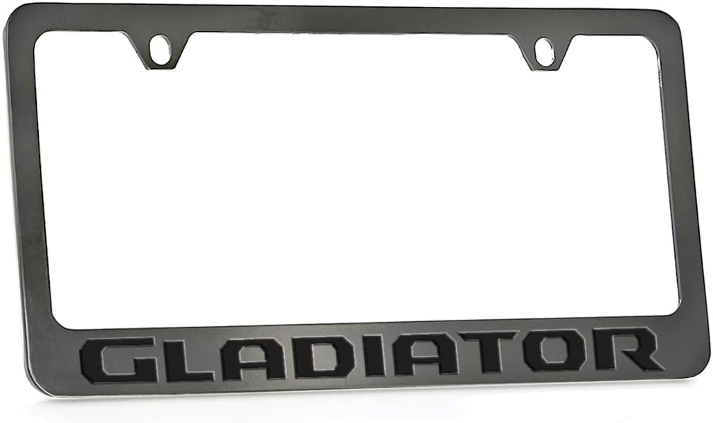 JEEP Gladiator Engraved Metal License Plate Frame