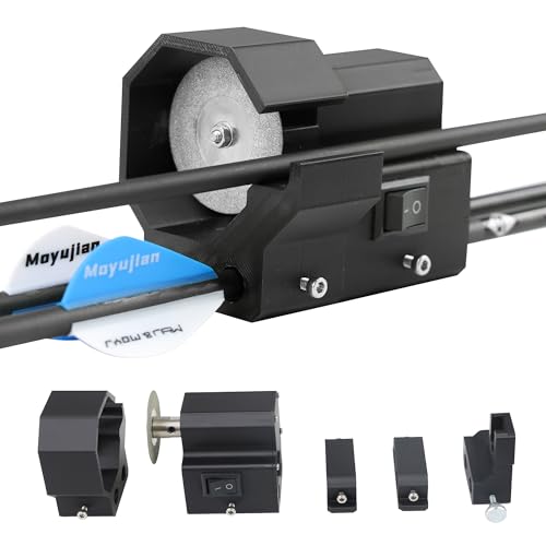 MOYJ Portable Archery Arrow Saw Suitable for Carbon, Aluminium and Fiberglass Arrow Shaft Cutting Electric Cutting Tool Arrow Cutter
